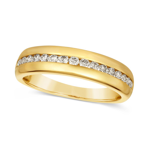 Men's Nude Diamond Band (1/2 ct. t.w.) in 14k Gold