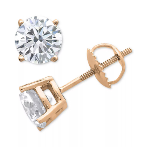 Diamond Stud Earrings (1/10 ct. t.w.) in 10k Gold, White Gold or Rose Gold