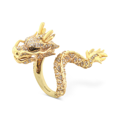 EFFY® Diamond Dragon Ring  (1 ct. t.w.) in 14k Gold