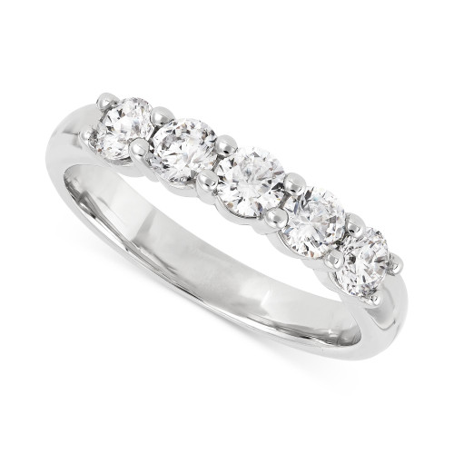 IGI Certified Lab Grown Diamond Band (1 ct. t.w.) in 14k White Gold