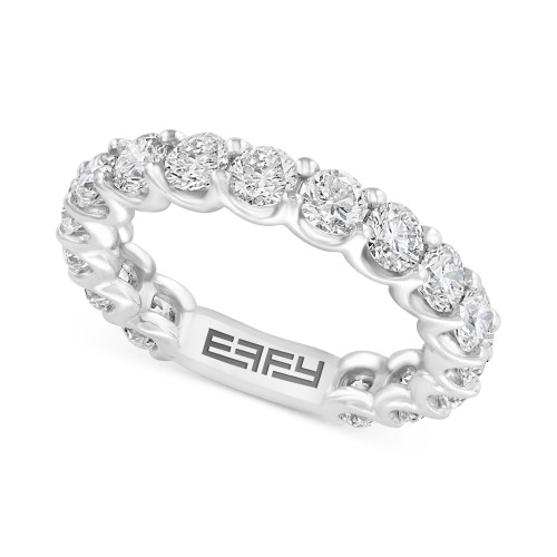 EFFY® Diamond Eternity Band (3 ct. t.w.) in 14k White Gold
