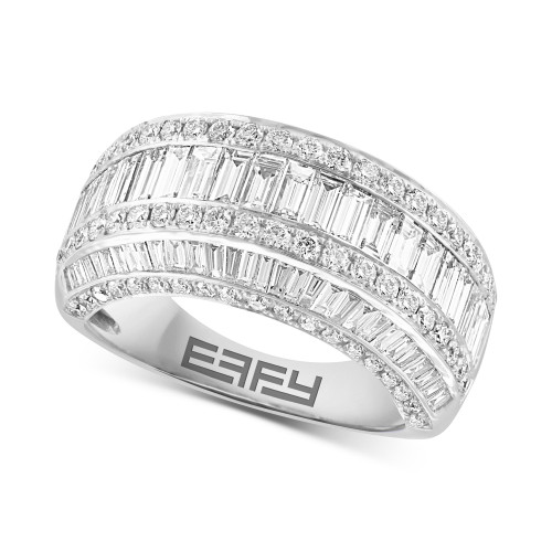 EFFY® Limited Edition Diamond Baguette Ring (2-5/8 ct. t.w.) in 14k White Gold