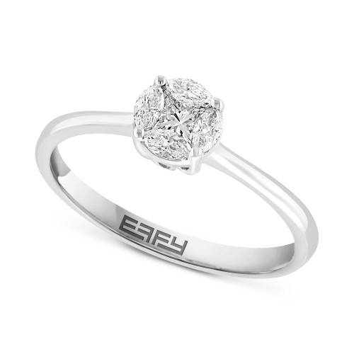EFFY® Diamond Ring (1/4 ct. t.w.) in 18k White Gold
