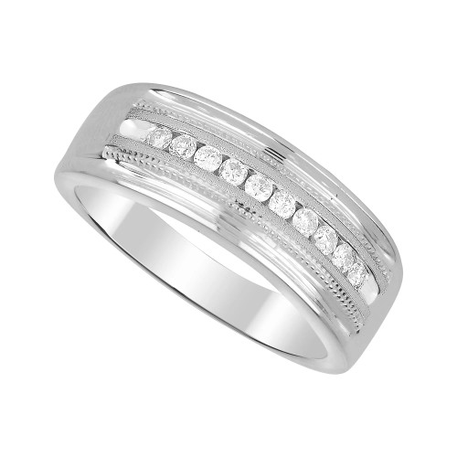 Men's Diamond (1/2 ct. t.w.) Ring in White or Yellow Gold
