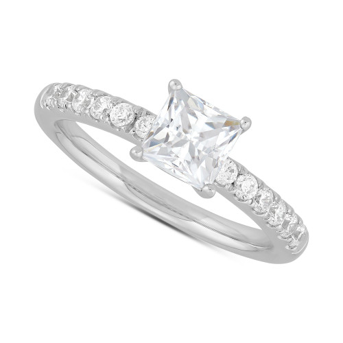 IGI Certified Lab Grown Diamond Ring (1-1/4 ct. t.w.) in 14k White Gold