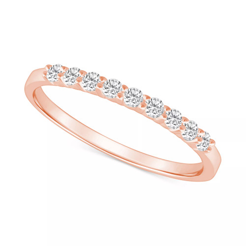 Diamond Wedding Band (1/4 ct. t.w.) in 14k Gold