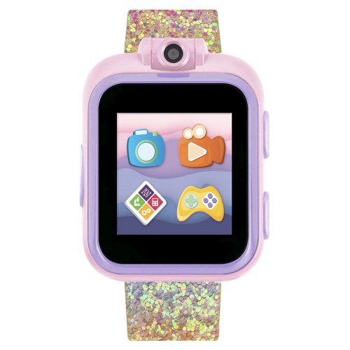 Kid's 2 Textured Rainbow Glitter Tpu Strap Smart Watch 41mm