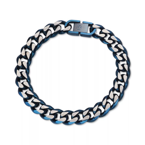 Two-Tone Curb Link Chain Bracelet, Created for Macy's