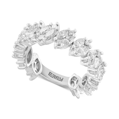 EFFY® Marquise Cluster Diamond Band (2 ct. t.w.) in 14k White Gold
