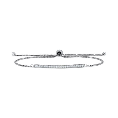 Cubic Zirconia Bar Bolo Bracelet, Created for Macy's