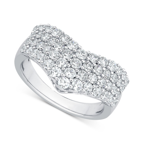Diamond Contour Ring (1-1/2 ct. t.w.) in 14k White Gold