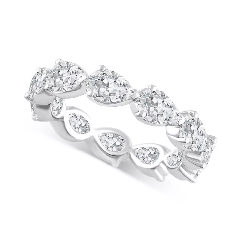 Certified Lab Grown Diamond Pear Eternity Band (4 ct. t.w.) in 14k Gold