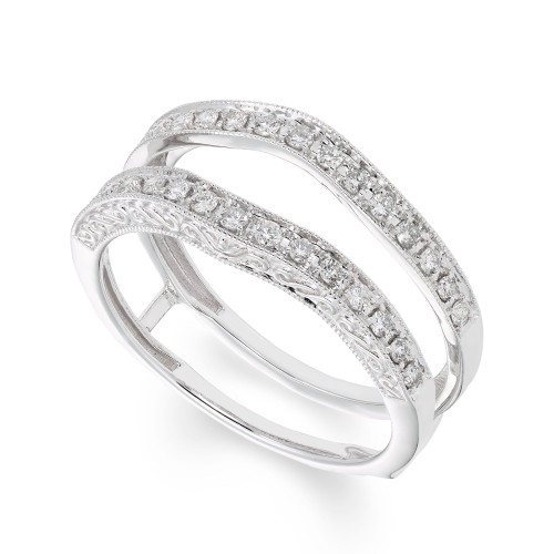 Certified Diamond (1/3 ct. t.w.) Ring insert in 14K White Gold
