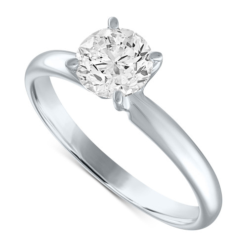 GIA Certified Diamond Engagement Ring (1 ct. t.w.) in 14k White Gold