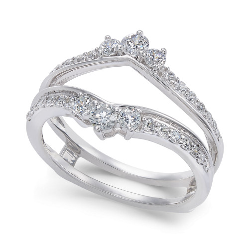 Diamond Enhancer Ring Guard (5/8 ct. t.w.) in 14k White Gold