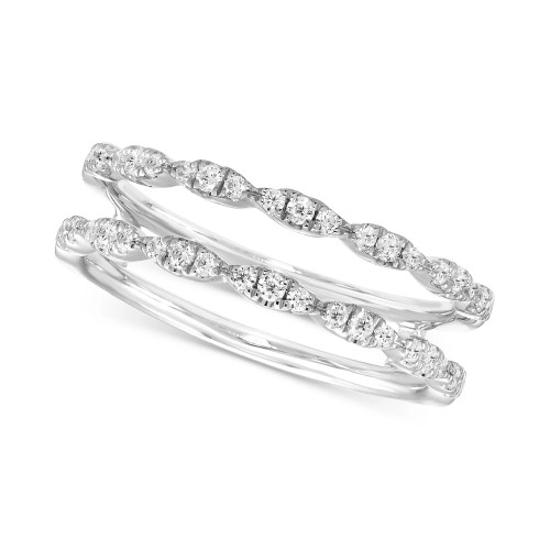 Diamond Enhancer Ring (1/3 ct. t.w.) in 14k White or Yellow Gold