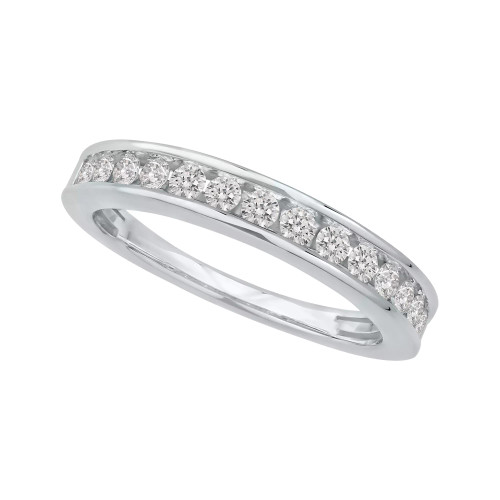 Certified Diamond Channel Band (1/2 ct. t.w.) in 14K White Gold or Yellow Gold
