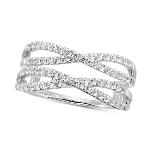 Diamond Infinity Enhancer Ring (1/2 ct. t.w.) in 14k White Gold