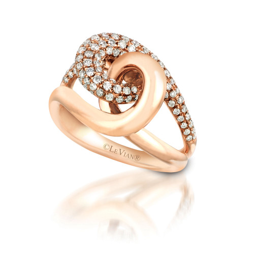 Knots™ Vanilla Diamonds® (3/4 ct. t.w.) Ring in 14k Rose Gold