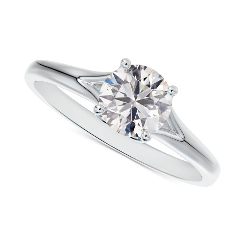 Diamond Round-Cut Engagement Ring (5/8 ct. t.w.) in 14k White Gold