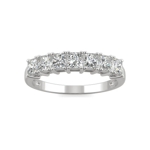 Moissanite Square Anniversary Band 1-1/4 ct. t.w. Diamond Equivalent in 14k White Gold