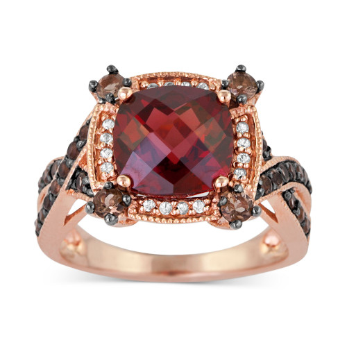 Multi-Gemstone Statement Ring (4 ct. t.w.) in 14k Rose Gold