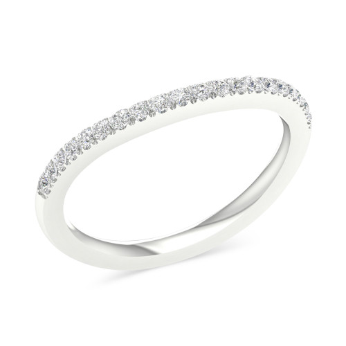 Diamond Wedding Band (1/5 ct. t.w.) in 14k White Gold