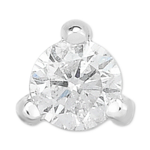 Diamond Single Stud Earring (1/10 ct. t.w.) in 14k White Gold