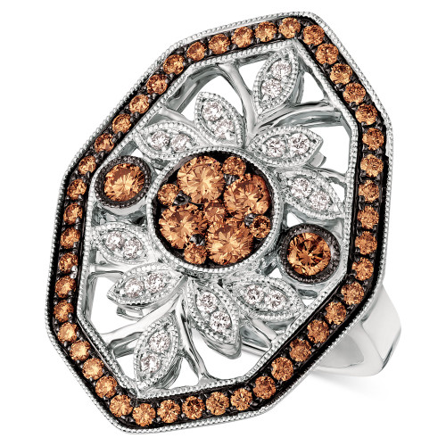 Chocolatier® Chocolate Deco™ Diamond Statement Ring (1-1/8 ct. t.w.) in 14k White Gold