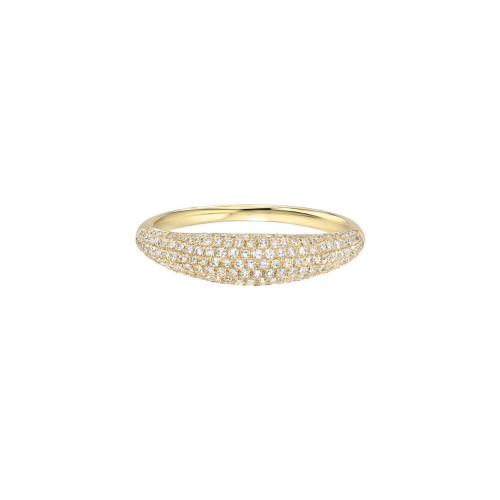Diamond Pave Dome Ring