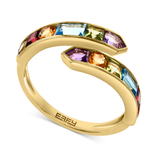 EFFY® Multi-Gemstone Bypass Ring (2-1/2 ct. t.w.) in 14k Gold