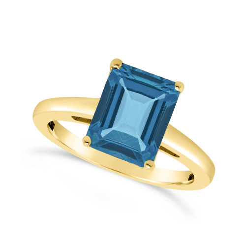 London Topaz (4-1/4 ct. t.w.) Ring in 14K Yellow Gold