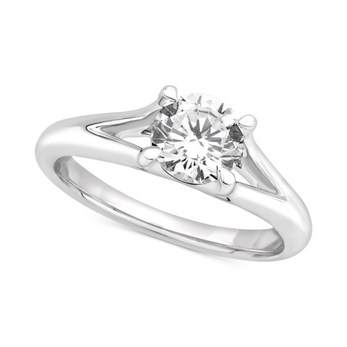 GIA Certified Diamond Solitaire Engagement Ring (1 ct. t.w.) in 14k White Gold