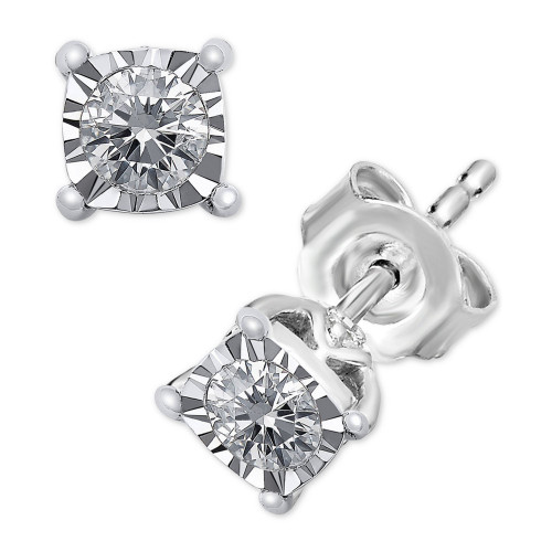 Diamond Stud Earrings (1/3 ct. t.w.) in 14k White Gold