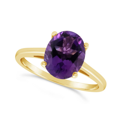 Amethyst (2-1/2 ct. t.w.) Ring in 14K Gold