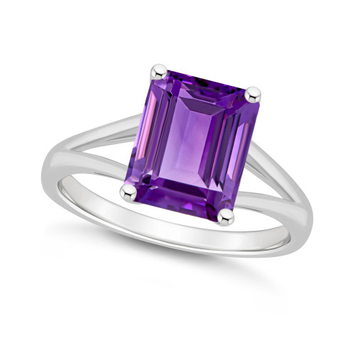 Women's Amethyst (3-1/6 ct.t.w.) Ring in Sterling Silver