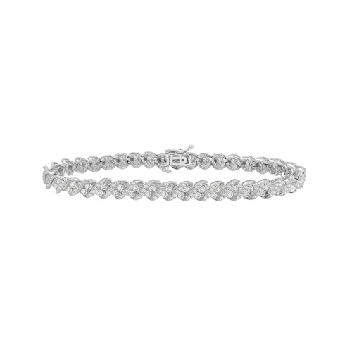 Diamond Link Bracelet (3 ct. t.w.) in 14k White Gold or 14k Yellow Gold