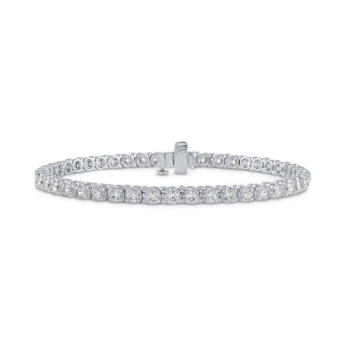 Diamond Tennis Bracelet (4 ct. t.w.) in 14k White Gold or 14k Yellow Gold