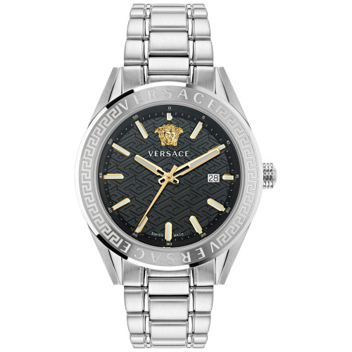 Men's Swiss V-Code Stainless Steel Bracelet Watch 42mm