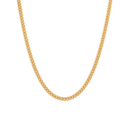 Macy's Men's Curb Link Chain Necklace in Stainless Steel