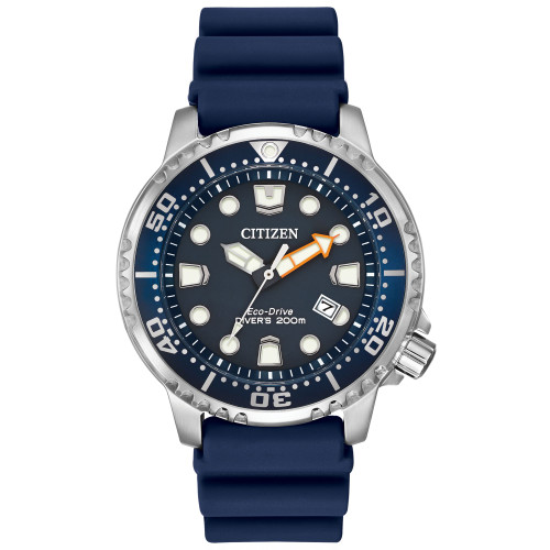 Men's Eco-Drive Promaster Diver Blue Strap Watch 42mm BN0151-09L