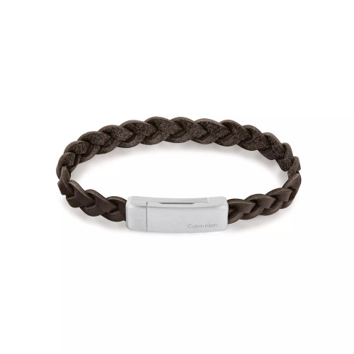 Men's Brown Leather Bracelet