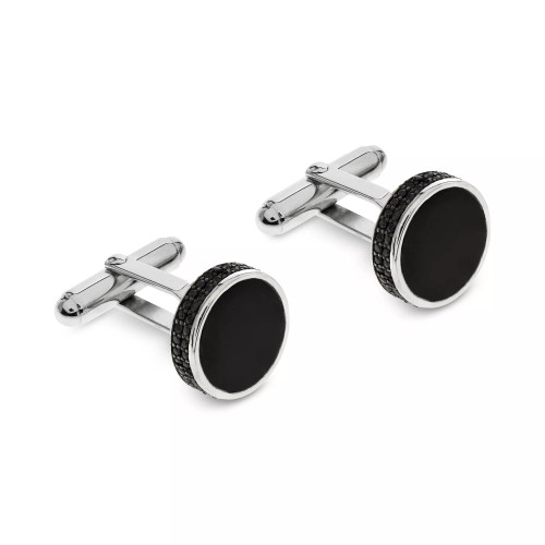Sutton Sterling Silver Stone Cufflinks