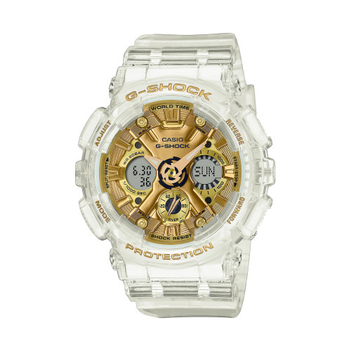 Unisex Analog Digital Clear Resin Watch 45.9mm, GMAS120SG-7A