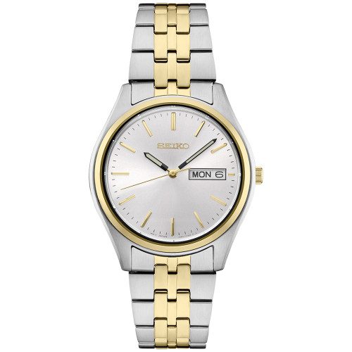 Men's Essentials Two-Tone Stainless Steel Bracelet Watch 37mm