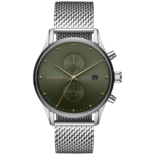 Men's Voyager Stainless Steel Mesh Bracelet Watch 42mm