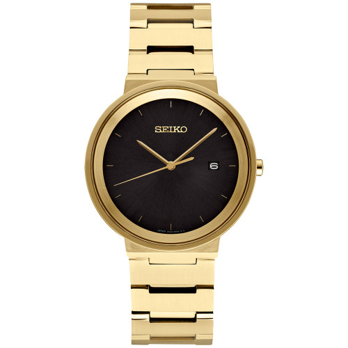 Men's Essentials Gold-Tone Stainless Steel Bracelet Watch 41mm