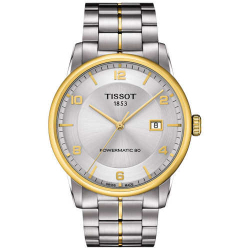 Men's Swiss Automatic Luxury Powermatic 80 Two-Tone Stainless Steel Bracelet Watch 41mm