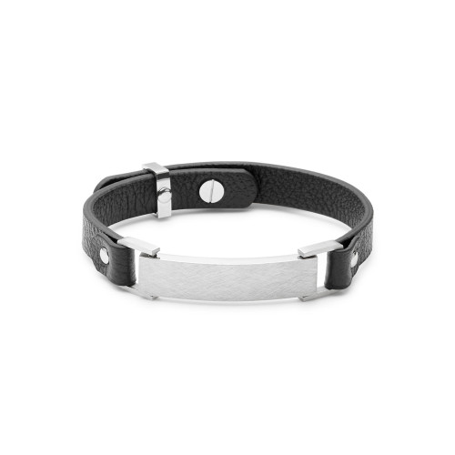 Men's Slim Adjustable Id Bracelet