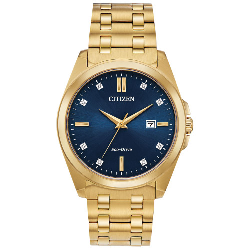 Eco-Drive Men's Corso Gold-Tone Stainless Steel Bracelet Watch 41mm